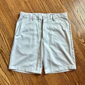 Greg Norman Collection Cream Golf Shorts - Size 32